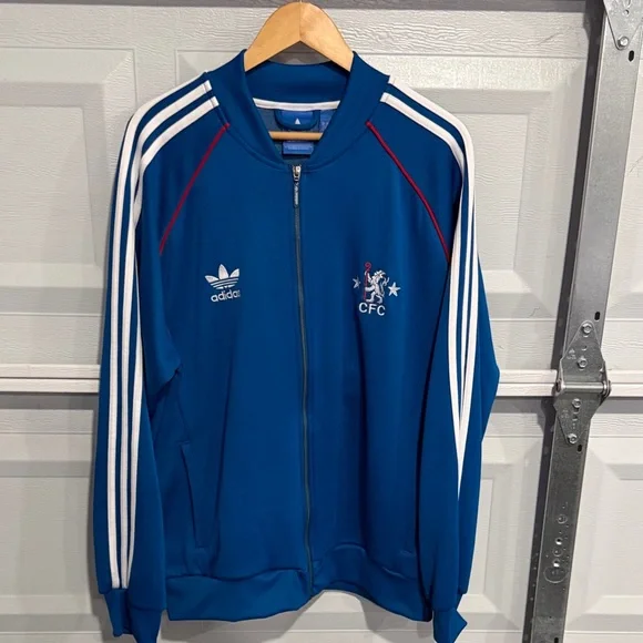 Adidas Royal Blue CFC Track Jacket - Picture 1 of 5